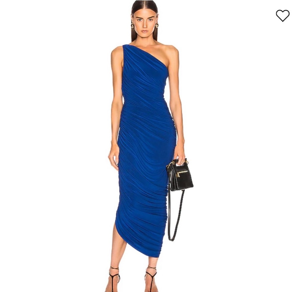 Norma Kamala blue Diana dress in berry blue